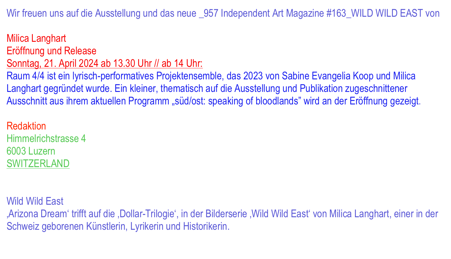 #128_Cortinas
von Felipe Mujica

Release: 13. JAN 2022 ab 18 Uhr
Redaktion, Himmelrichstrasse 4, 6003 Luzern
